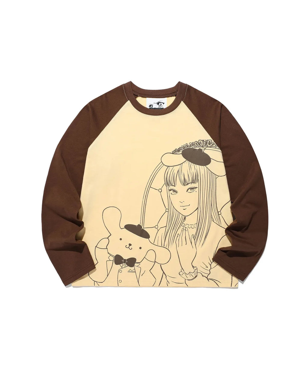 【niceghostclub】伊藤潤二 x 三麗鷗JS TOMIE POMPOMPURIN L/S TEE