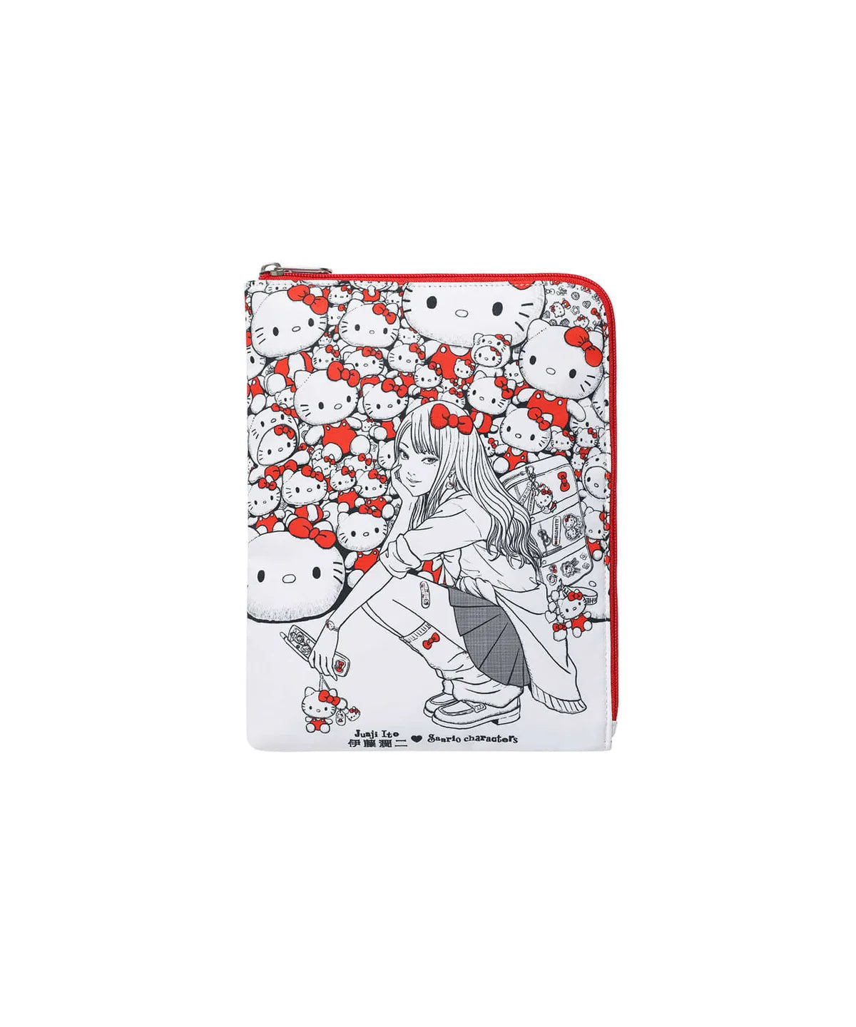 【niceghostclub】伊藤潤二 x 三麗鷗JS TOMIE HELLO KITTY BOOK POUCH