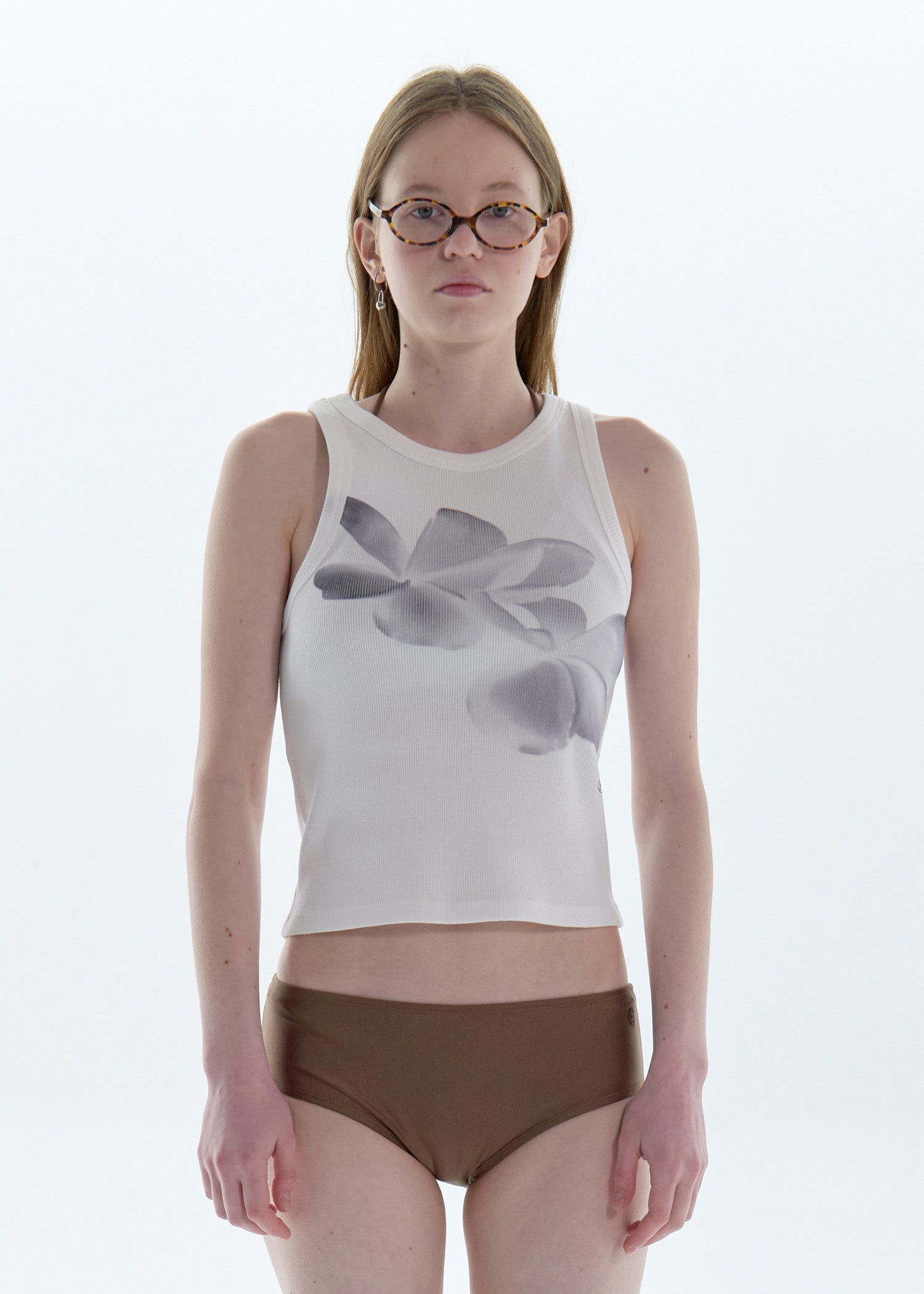 【PISCESS】Flower Sleeveless Top - 4 colors