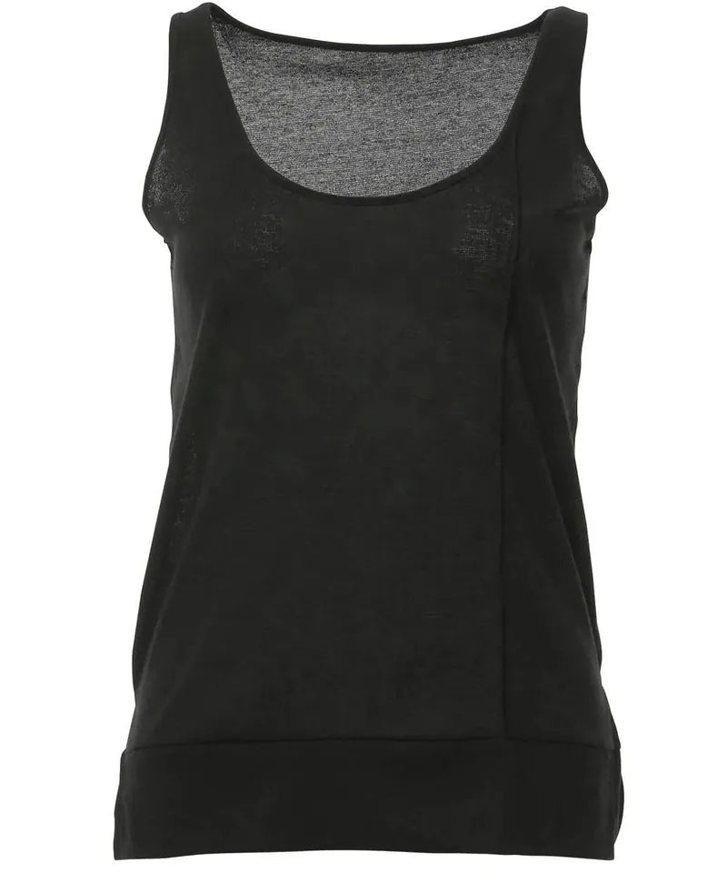 【Flare up】2-Layered Lace Dress [Black / Brown]