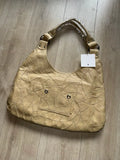 【Leterie】STITCH REVERSIBLE MARON SHOUDER BAG [ BLACK / BUTTER ]