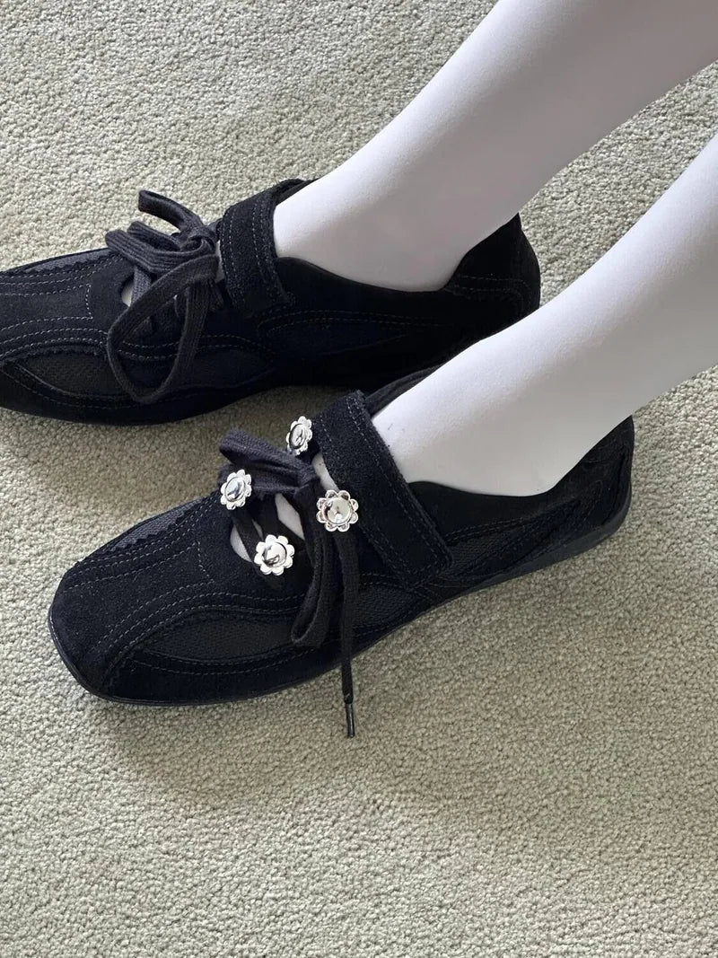 【KHIHO】 PINKING MARY JANE SNEAKERS - 11 colors