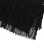 【niceghostclub】FFATS tulle dress big big tee [ black ]