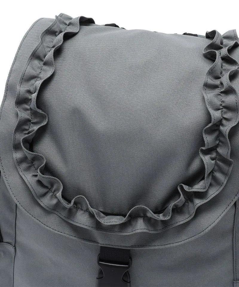 【niceghostclub】ffats frill rucksack [Black / Gray]