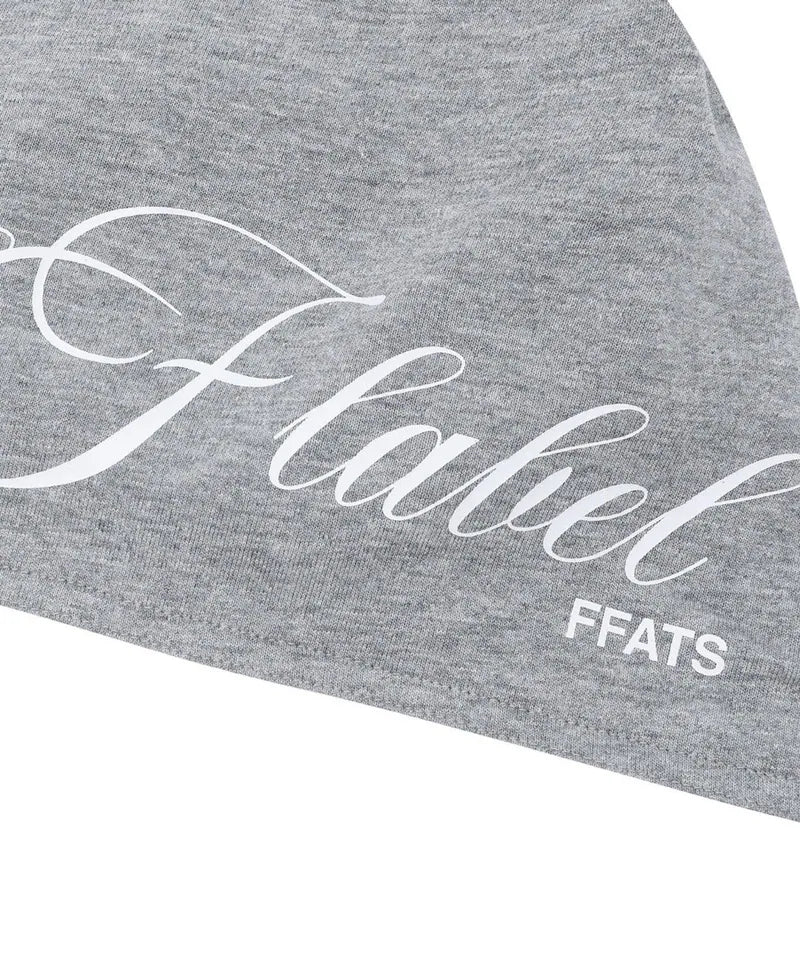 【niceghostclub】FFATS LABEL LOGO BANDANA BEANIE [ GREY ]