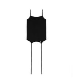 【Fancy Club】2-WAY STRAP SLEEVELESS [Black]