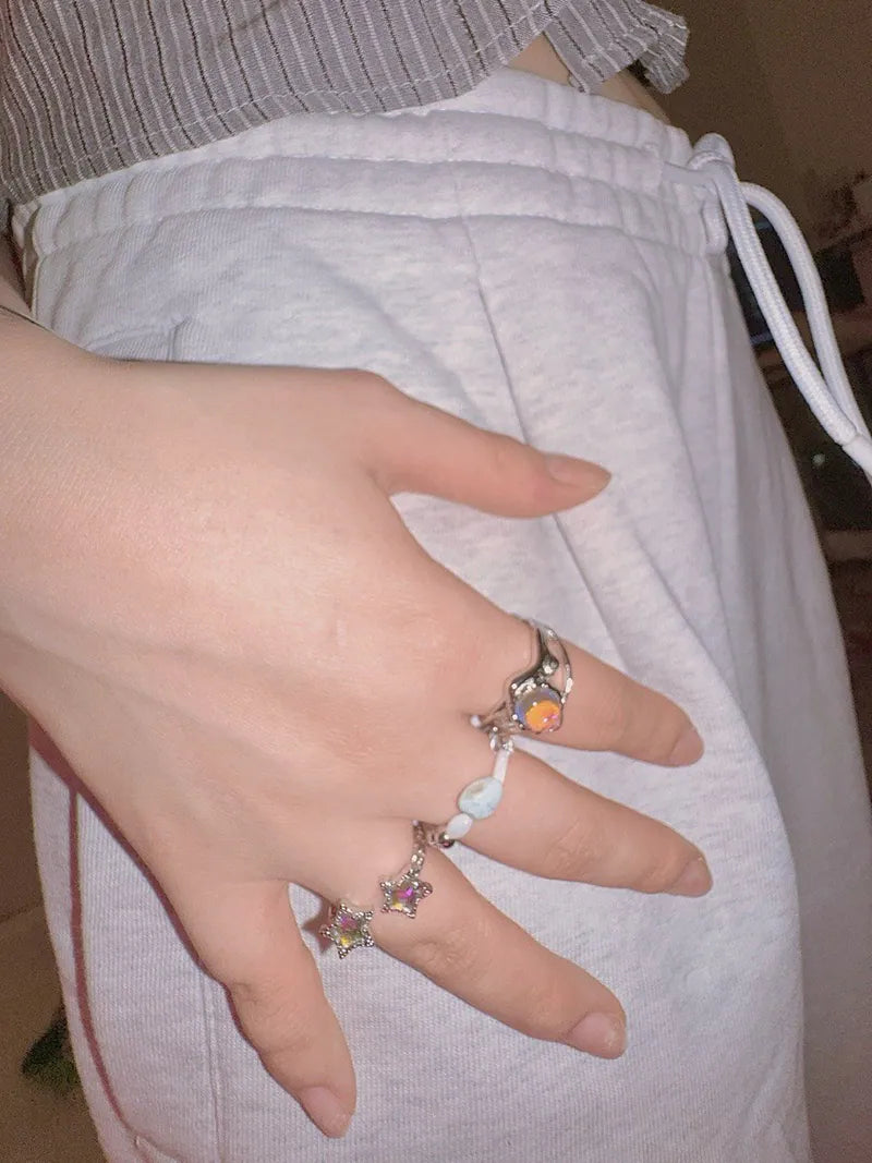 【3amgang】TWIN STAR RING