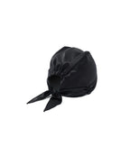 【niceghostclub】FFATS SATIN BANDANA BEANIE [ BLACK ]