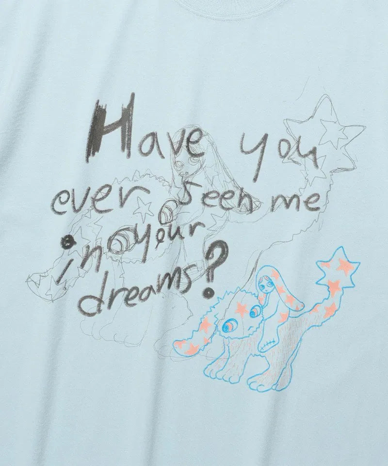 【niceghostclub】 have you tee [ blue / white ]