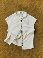 【CICLO】Gracie Button Top - 3 colors