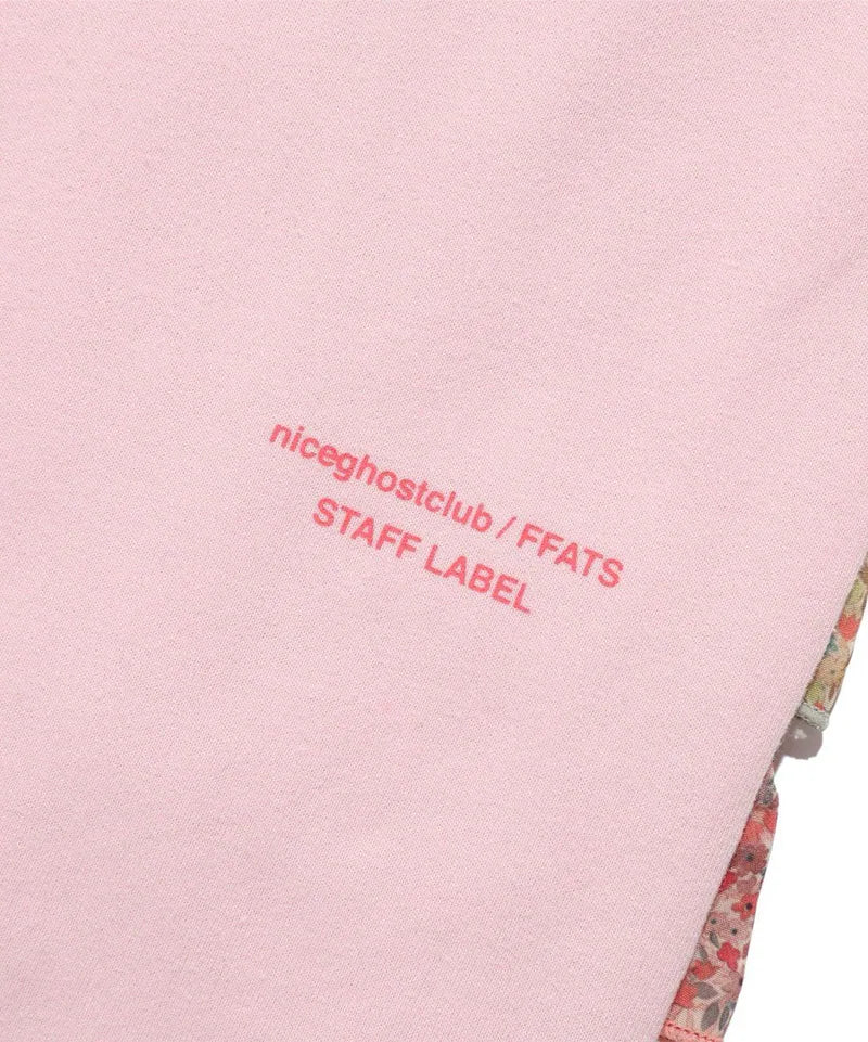 【niceghostclub】FFATS flower frill tee [ pink ]
