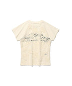 【niceghostclub】FFATS flower shop layered tee [ ivory ]