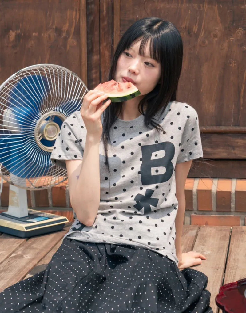 【BAUF】B logo 點點/條紋短袖 - 5 colors