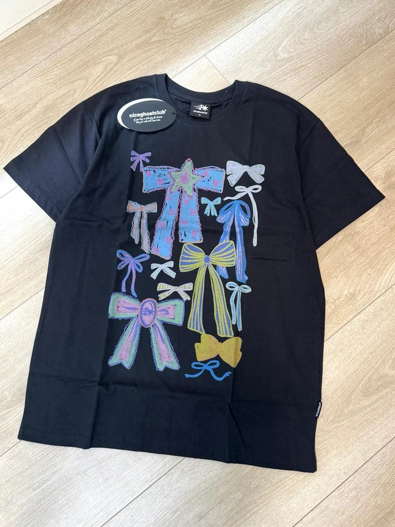 【niceghostclub】ribbon party tee