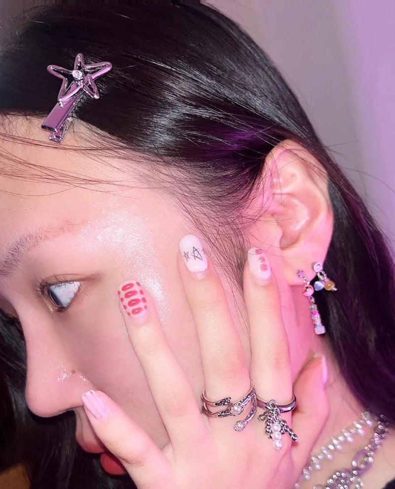 【3amgang】FALLING WHITE PEARL RING
