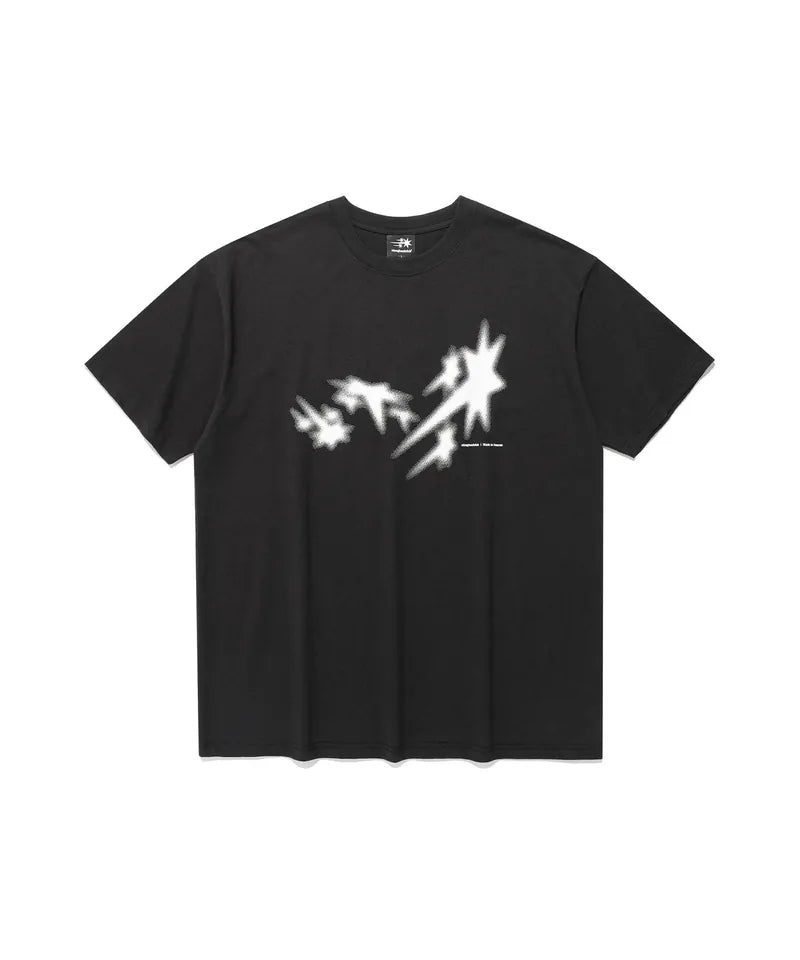 【niceghostclub】halftone symbol tee [Black / White]