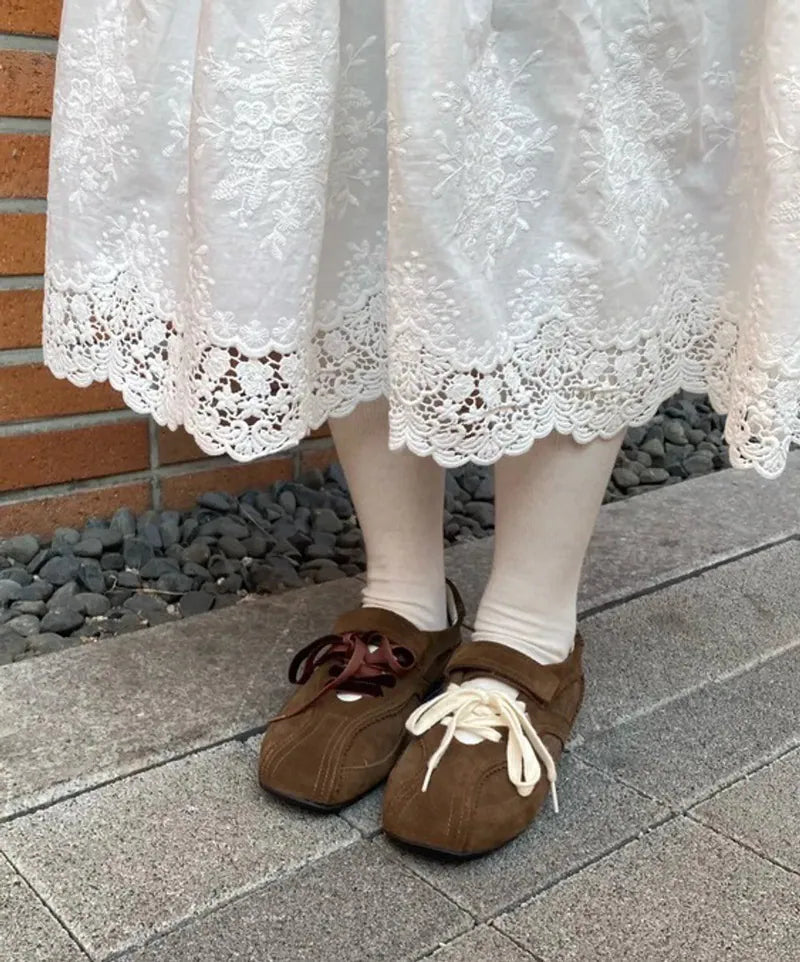 【KHIHO】 PINKING MARY JANE SNEAKERS - 11 colors