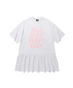 【niceghostclub】X JIMMIZO ADHD DRESS BIG BIG TEE [ LIGHT GREY ]