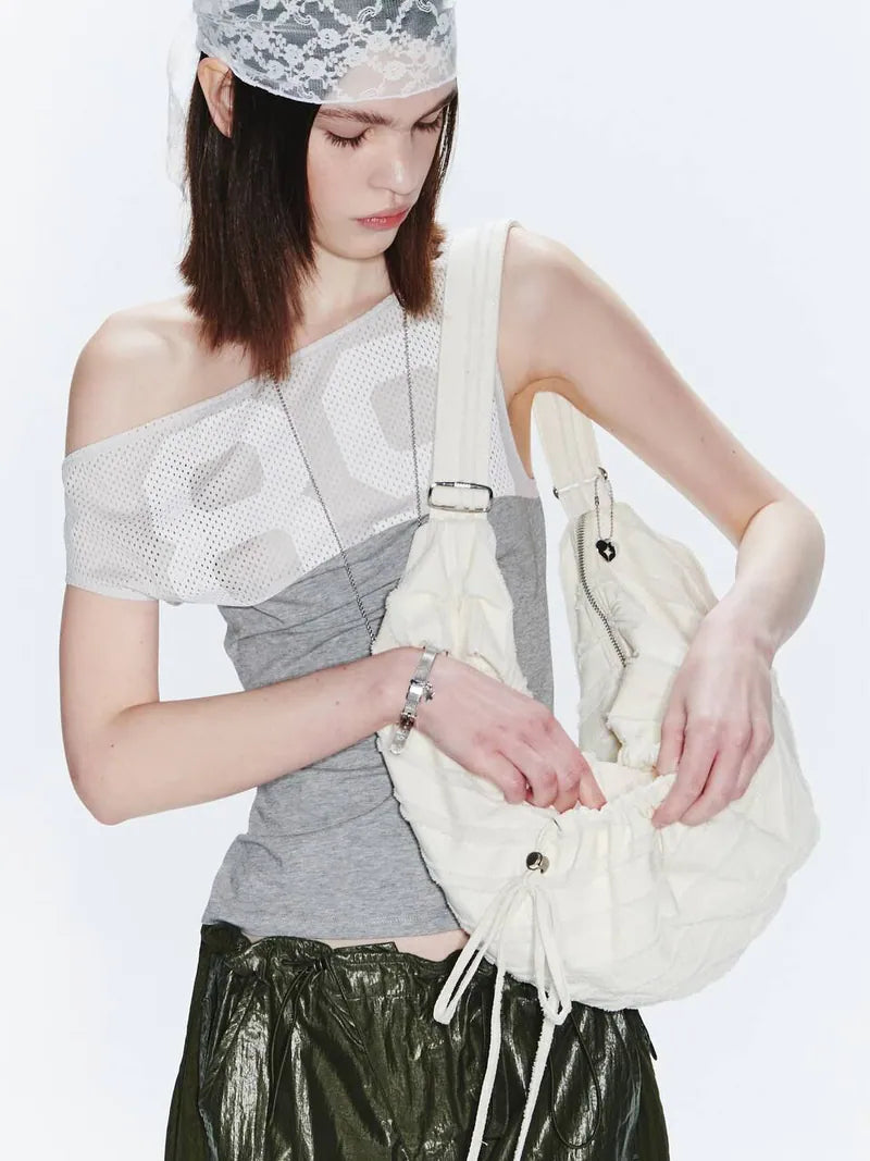 【fennec】LASSIE BAG [ IVORY / BLACK ]