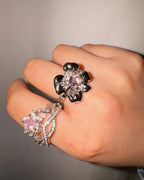 【3amgang】BIG STAR CROWN RING (2COLOR)
