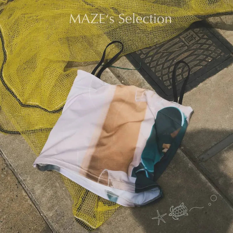 【seen】Photo SLEEVELESS TOP [ table / car ]