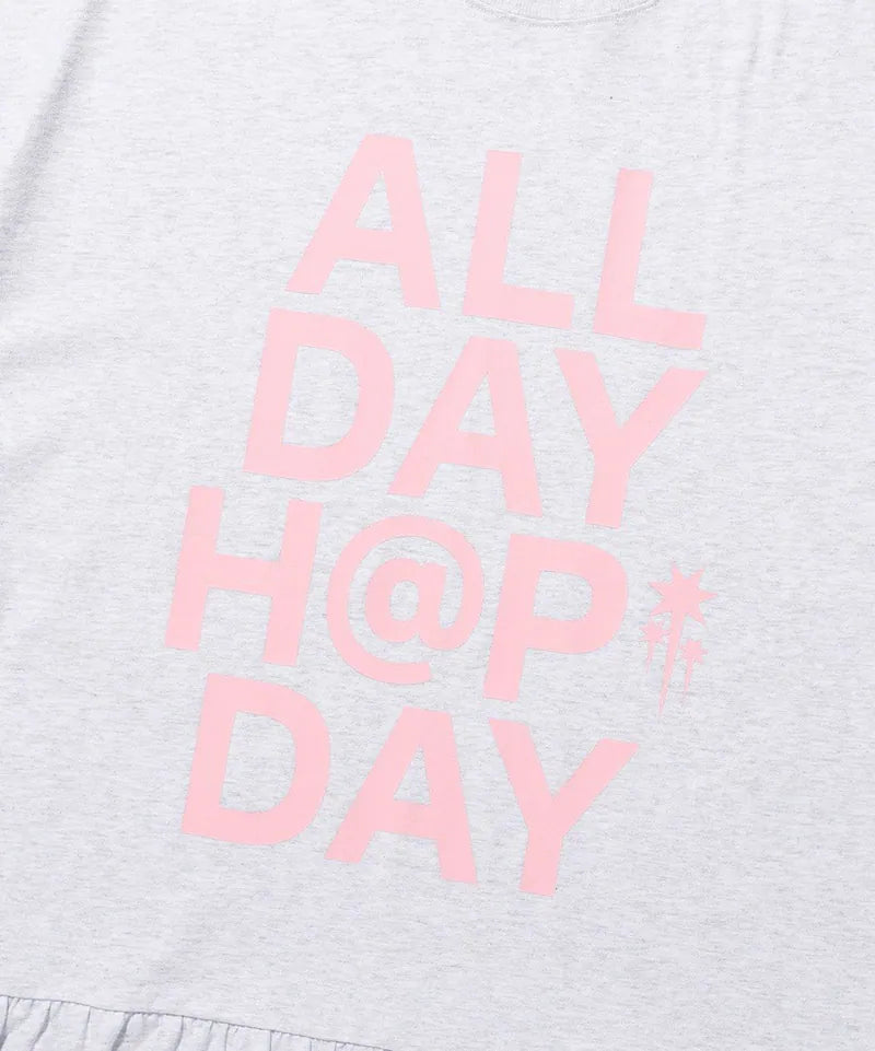 【niceghostclub】X JIMMIZO ADHD DRESS BIG BIG TEE [ LIGHT GREY ]