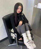 【KHIHO】 PINKING MARY JANE SNEAKERS - 11 colors