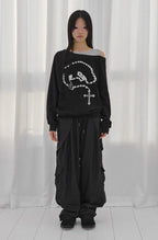 【Fancy Club】ROSARY NOIRER SWEATSHIRT