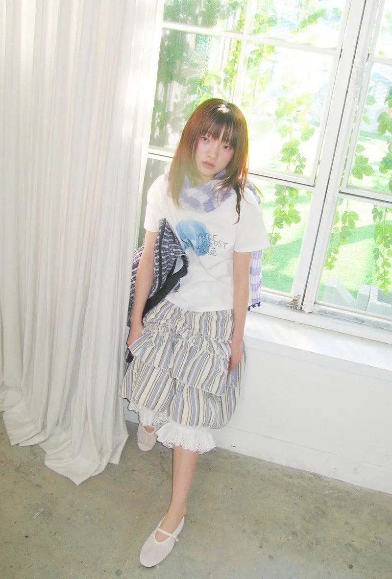 【niceghostclub】big eyes doll tee[ white / black / pink ]
