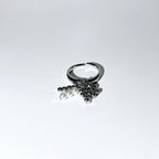 【3amgang】FALLING WHITE PEARL RING