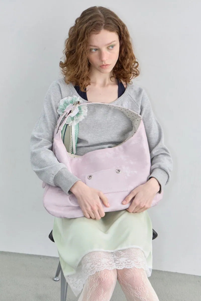 【Leterie】BUCKLE REVERSIBLE SHOULDER BAG [ 3 colors]