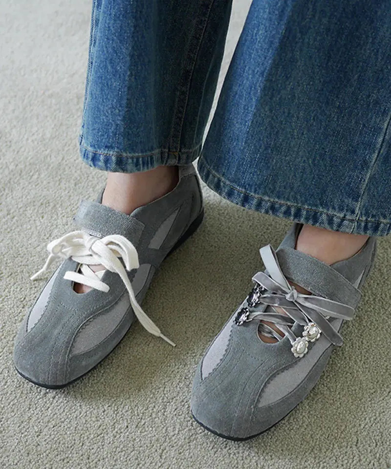 【KHIHO】 PINKING MARY JANE SNEAKERS - 11 colors