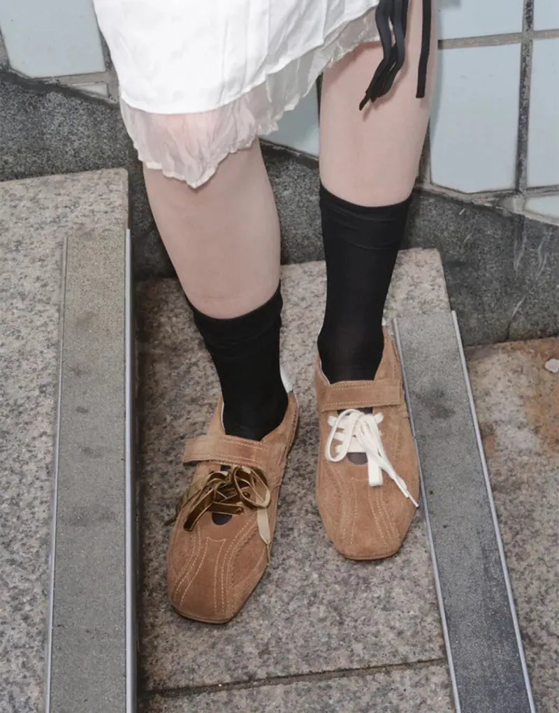 【KHIHO】 PINKING MARY JANE SNEAKERS - 11 colors