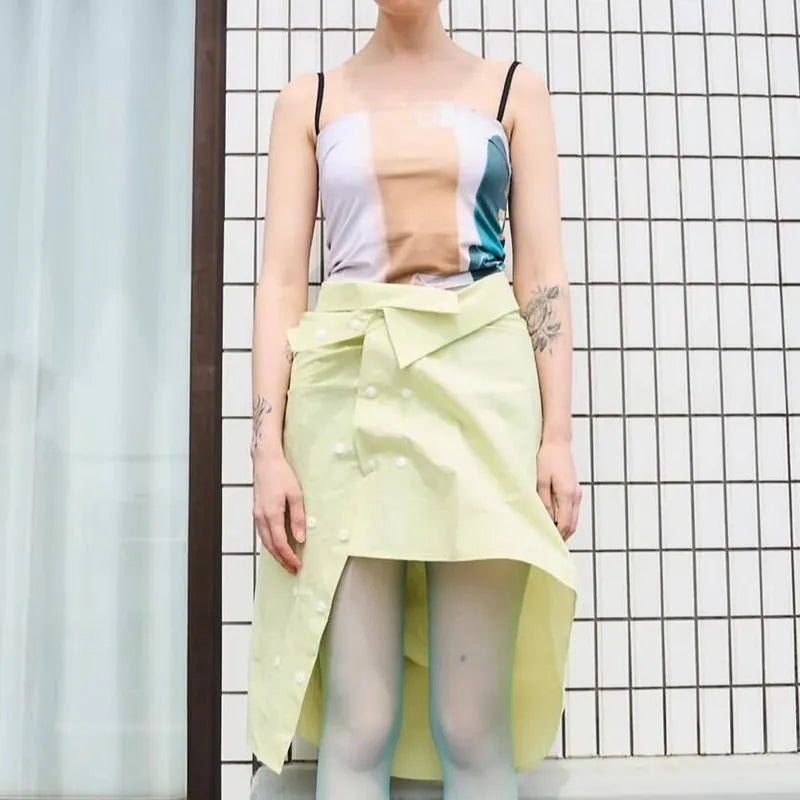 【seen】Photo SLEEVELESS TOP [ table / car ]