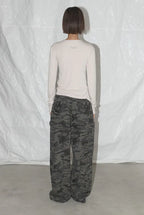 【Fancy Club】UNBALANCE SHIRRING CARDIGAN