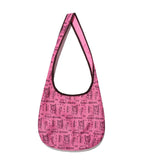 【niceghostclub】girl gang pattern crossbag [pink / black]