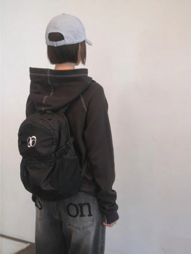 【ason】BESTIE BACKPACK [ GRAY / BLACK ]