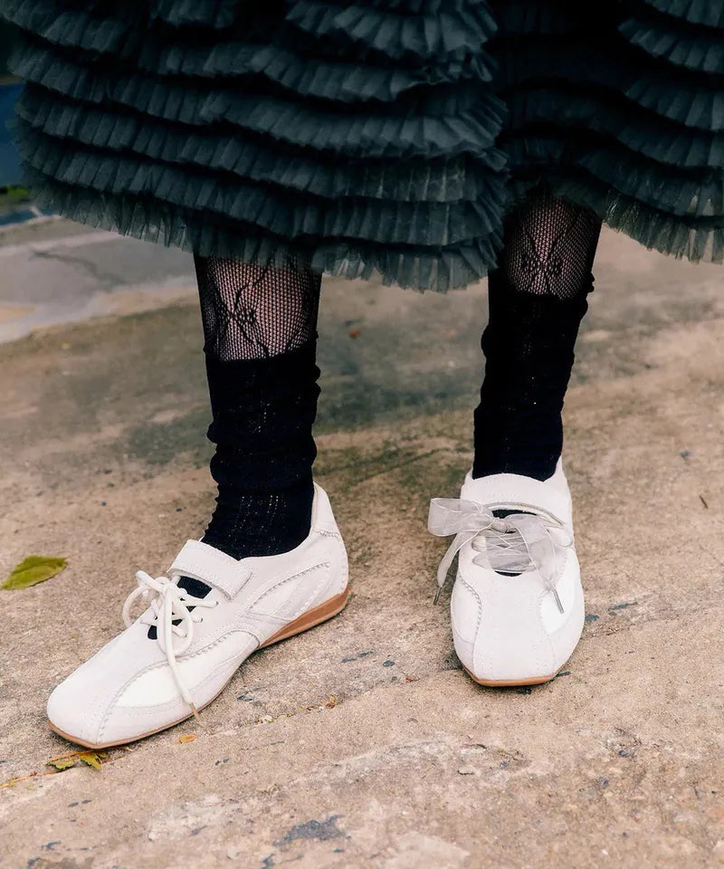 【KHIHO】 PINKING MARY JANE SNEAKERS - 11 colors