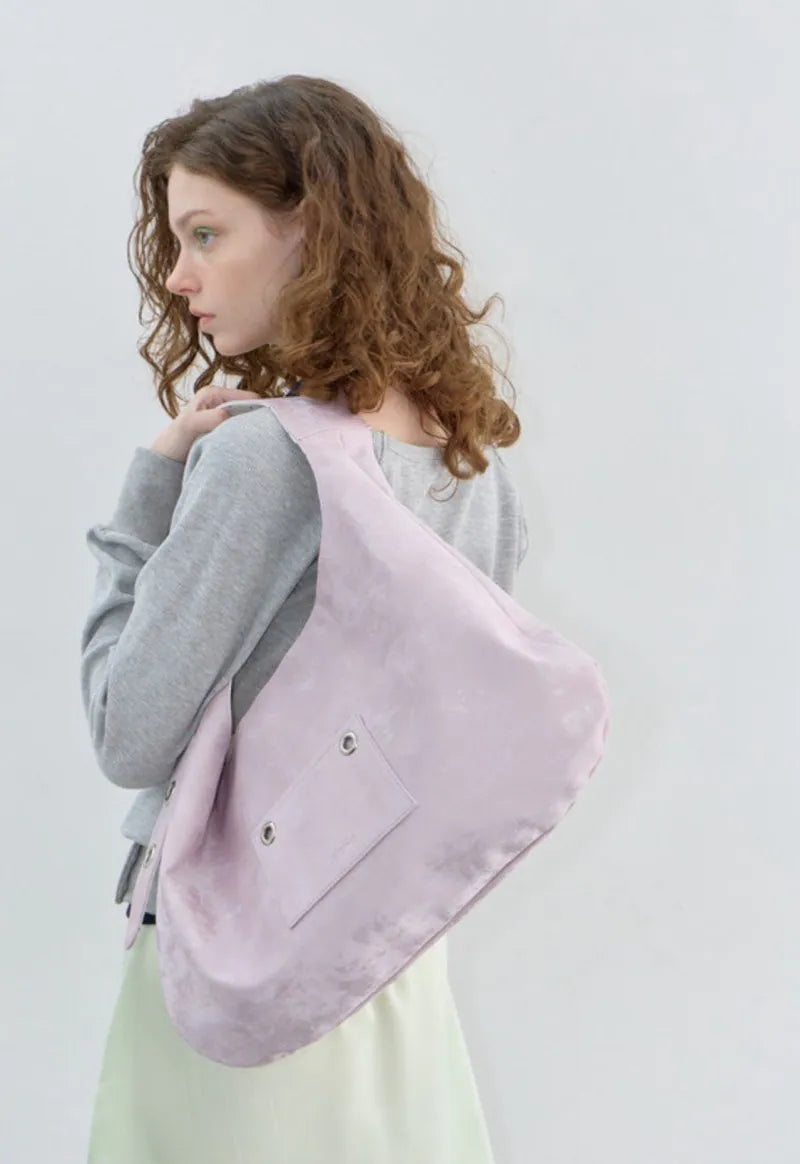 【Leterie】BUCKLE REVERSIBLE SHOULDER BAG [ 3 colors]