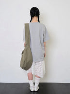 【itzavibe】REVERSIBLE BAG - LEOPARD / STRIPE