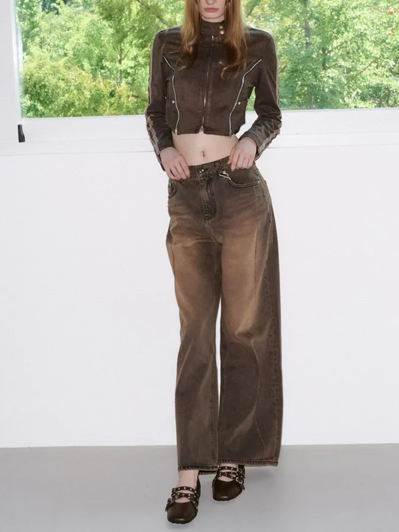 【KHIHO】Travel Flat Mary Jane [ Black / Brown ]