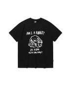 【niceghostclub】rabbit or bear tee [Black / White]