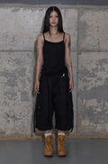 【Fancy Club】2-WAY STRAP SLEEVELESS [Black]
