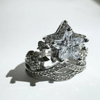 【3amgang】BIG STAR CROWN RING (2COLOR)