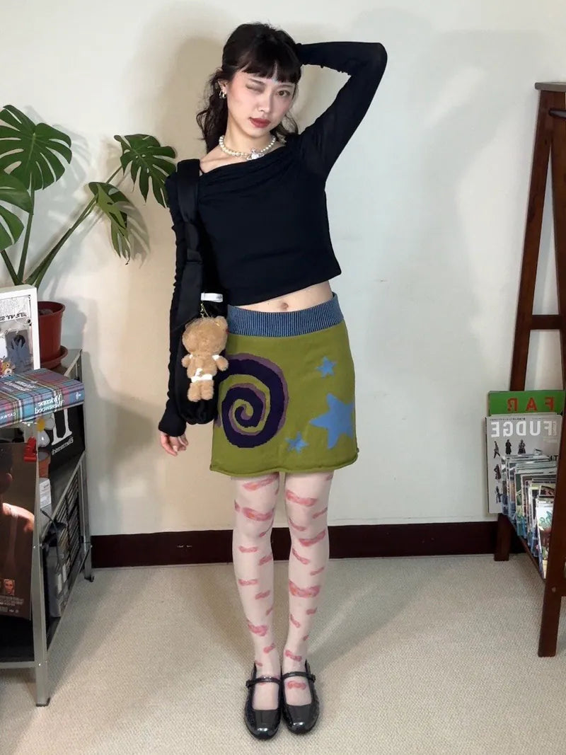 【cotchs】RIBBON LOGO TIGHTS