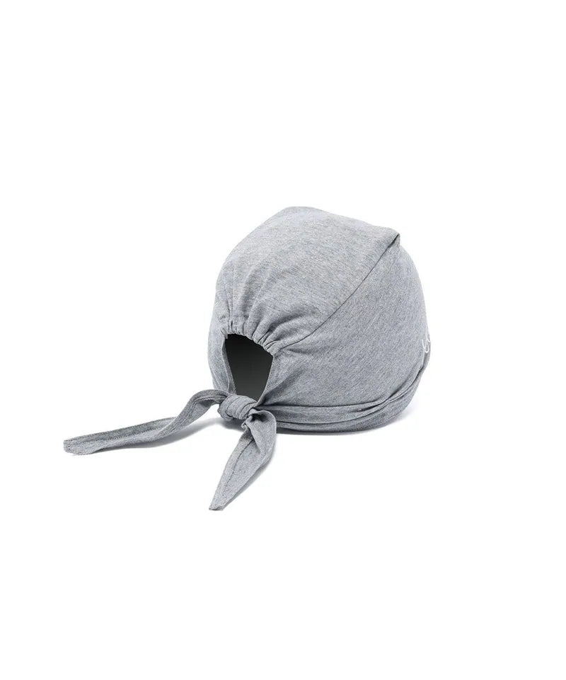 【niceghostclub】FFATS LABEL LOGO BANDANA BEANIE [ GREY ]