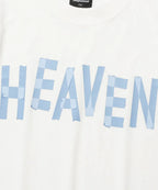【niceghostclub】tape heaven mini tee [White / Brown]