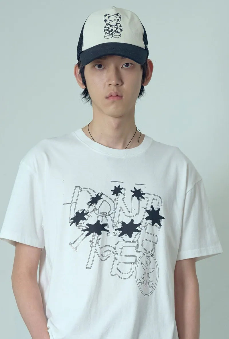 【niceghostclub】devil bear mesh cap [ white ]