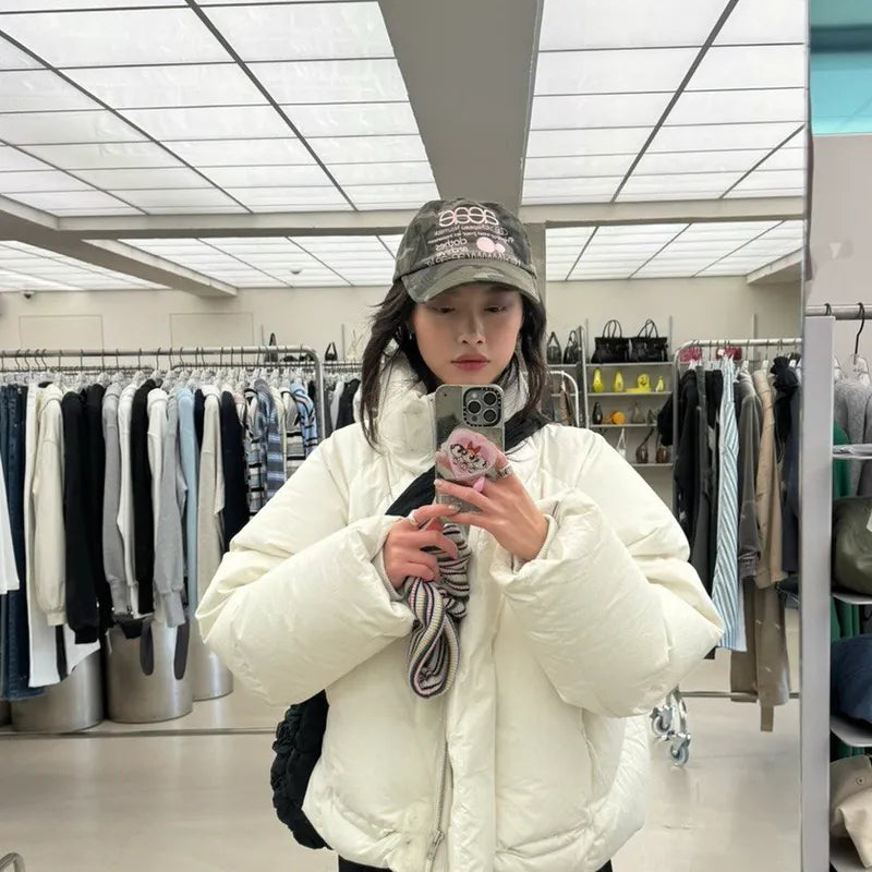 【aeae】WEB LOGO CAMO 5 PANNEL CAP [ PINK/RED ]