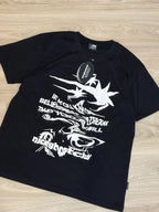 【niceghostclub】tornado logo tee [Black / White]